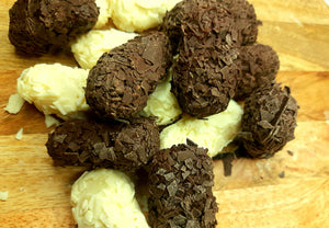 MIX Chocolade truffels donker en wit.